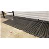 Image 3 : 2 SECTIONS OF BLACK METAL HEAVY DUTY ADJUSTABLE SHELVING WITH MESH DECKING