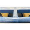 Image 3 : ULINE BLUE 2 TIER PLASTIC UTILITY CART APPROX 45"L X 25"D X 33"H
