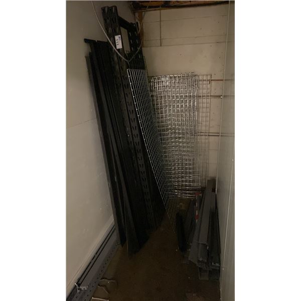 GROUP OF ASSORTED RACKING/SHELVING PARTS & COMPONENTS
