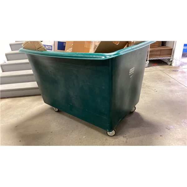 ULINE GREEN POLY BOX TRUCK