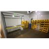 Image 1 : CONTENTS OF WALK IN COOLER- ASSORTED STORAGE BINS, RACKING & COLD PACKS