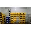 Image 6 : CONTENTS OF WALK IN COOLER- ASSORTED STORAGE BINS, RACKING & COLD PACKS
