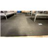 Image 1 : LARGE GROUP OF RUBBER FLOOR PROTECTION MATS APPROX 25 PCS, EACH MEASURES APPROX 6' X 4'