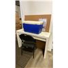 Image 10 : LARGE GROUP OF ASSORTED CANNABIS PACKAGING BAGS, SMALL WHITE DESK, FOLDING CHAIR, COOLER, NO
