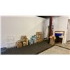 Image 1 : LARGE GROUP OF ASSORTED CANNABIS PACKAGING BAGS, SMALL WHITE DESK, FOLDING CHAIR, COOLER, NO
