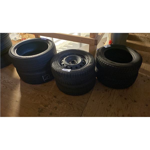 3 PAIRS OF ASSORTED TIRES