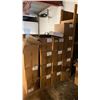Image 2 : LARGE GROUP OF ASSORTED PACKAGING BOXES, JARS WITH LIDS, TINCTURE BOTTLES, SHELF RACKING, PLASTIC