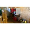 Image 5 : LARGE GROUP OF ASSORTED PACKAGING BOXES, JARS WITH LIDS, TINCTURE BOTTLES, SHELF RACKING, PLASTIC
