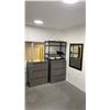 Image 2 : CONTENTS OF SINGLE SMALL UPSTAIRS OFFICE TOP OF STAIRS IN WAREHOUSE- FILING CABINETS, WHITE DESK