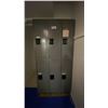 Image 2 : ULINE GREY 6 COMPARTMENT LOCKER SECTION APPROX 36"W X 18"D X 78"H
