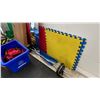 Image 8 : LARGE GROUP OF ASSORTED FITNESS EQUIPMENT & RUBBER FLOOR MATS