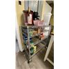 Image 6 : CONTENTS OF CORNER OF KITCHEN- ASSORTED DISHES, POTS PANS, MICROWAVE, WATER COOLER, COFFEE MAKERS,