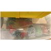 Image 3 : 3 PLASTIC STORAGE BINS OF ASSORTED SEASONAL DECORATIONS & CHRISTMAS TREE