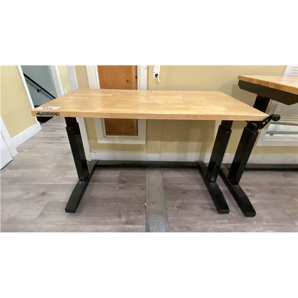HUSKY ADJUSTABLE HEIGHT WORK TABLE APPROX 46"L X 24"D