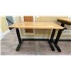 Image 1 : HUSKY ADJUSTABLE HEIGHT WORK TABLE APPROX 46"L X 24"D