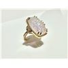 Image 4 : Amazing 11.75 Ct Simulated Color Play Rainbow Opal Ring