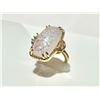 Image 6 : Amazing 11.75 Ct Simulated Color Play Rainbow Opal Ring