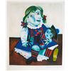 Image 1 : Pablo Picasso MAYA WITH DOLL Estate Signed Limited Edition Giclee