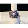 Image 1 : Sparkling White Gold Plate 4.5 Ct Simulated Diamond Ring