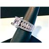 Image 2 : Sparkling White Gold Plate 4.5 Ct Simulated Diamond Ring