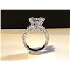 Image 6 : Sparkling White Gold Plate 4.5 Ct Simulated Diamond Ring