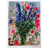 Image 1 : Marc Chagall LES LUPINS BLEU Facsimile Signed Limited Edition Giclee