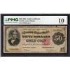 Image 1 : 1882 $50 Gold Certificate PMG 10
