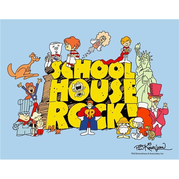 Schoolhouse Rock Series Sericel Animation Art Cel