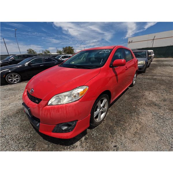 TOYOTA COROLLA MATRIX 2009 T-DONATION