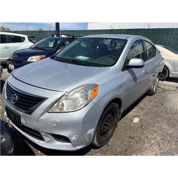 NISSAN VERSA 2012 T