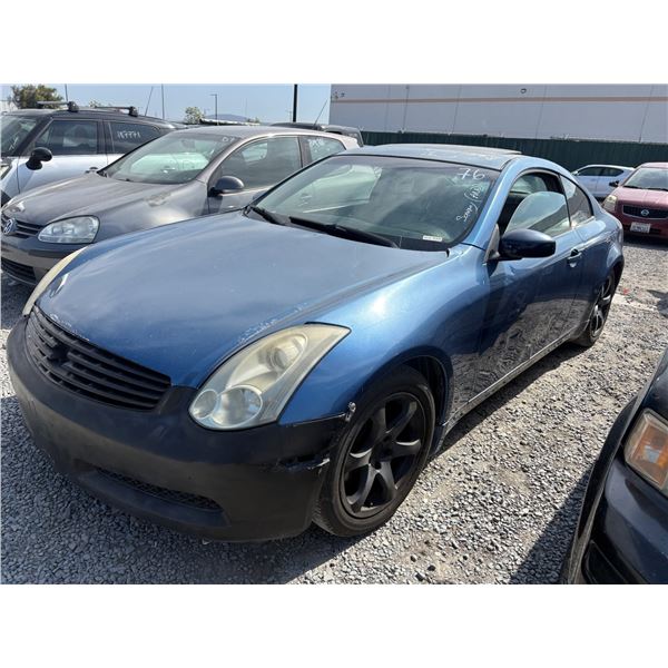 INFINITI G35 2006 ADT