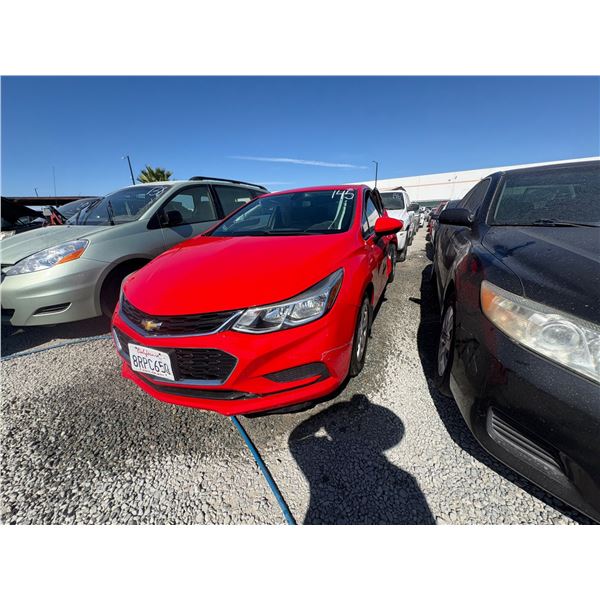 CHEVY CRUZE 2016 T/EXPORT ONLY