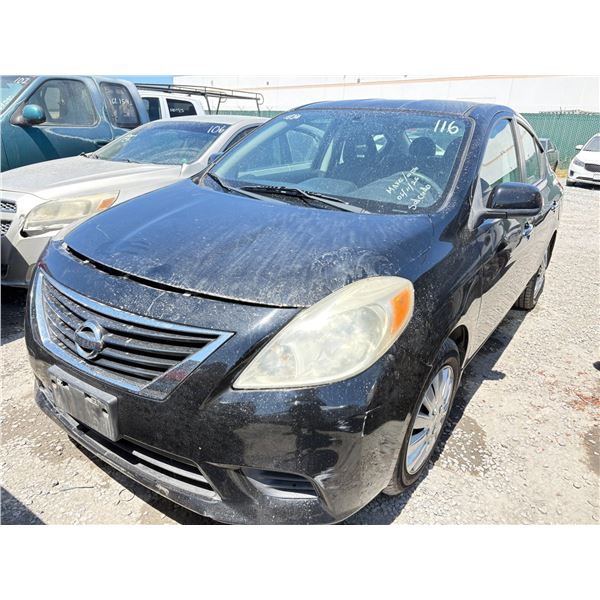 NISSAN VERSA 2012 T-DONATION