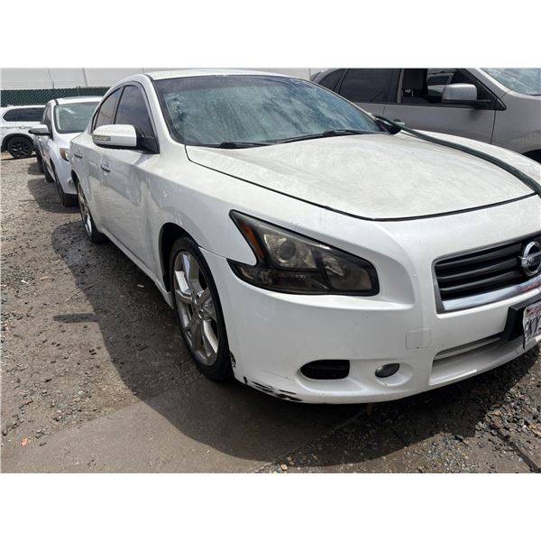 NISSAN MAXIMA 2012 SALV-T-TMU