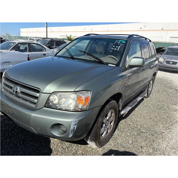 TOYOTA HIGHLANDER 2006 T-DONATION