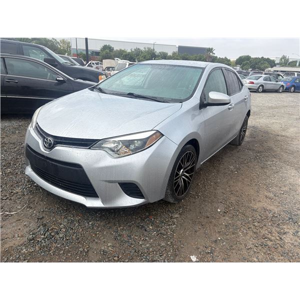 TOYOTA COROLLA 2016 T/REPO