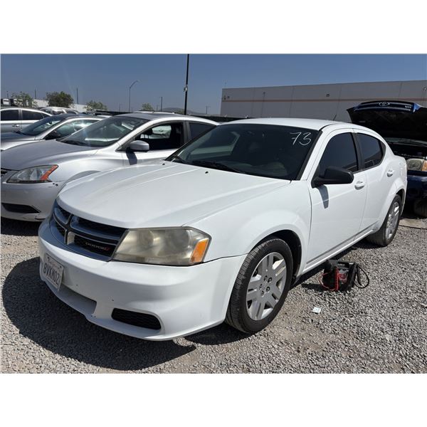 DODGE AVENGER 2013 T-2 Days