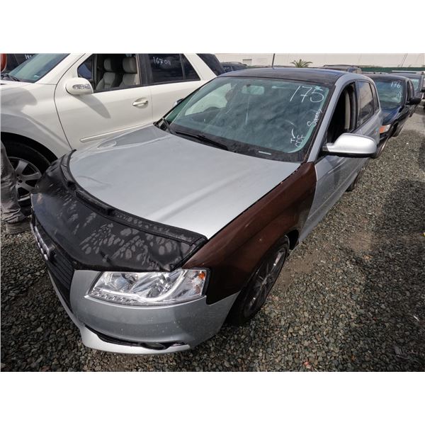AUDI A3 2012 SALV T/DONATION