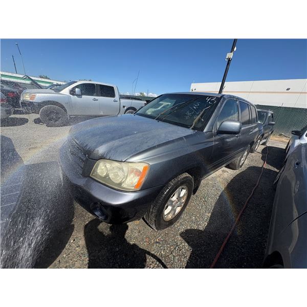 TOYOTA HIGHLANDER 2002 O/S-TITLE