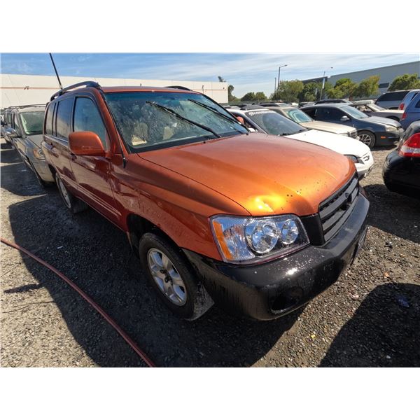 TOYOTA HIGHLANDER 2003 T-DONATION