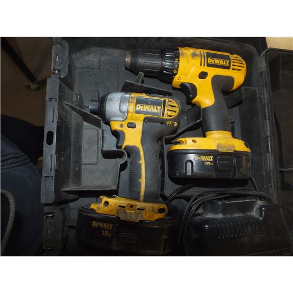 Dewalt 18 Volt Drill Kit