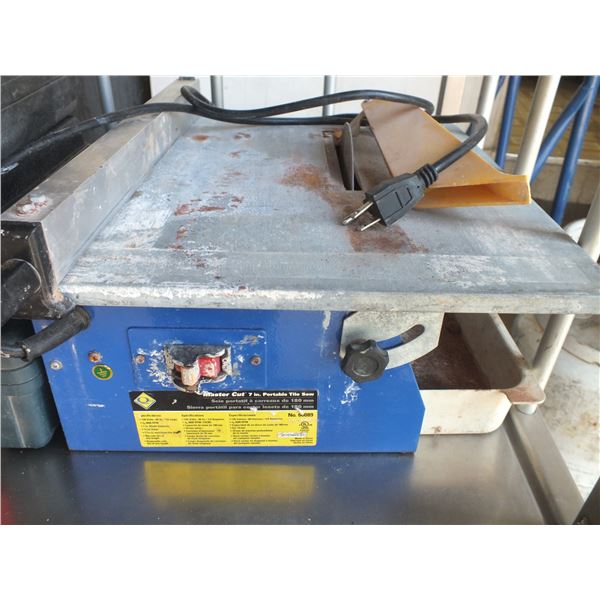 7" Master Cutter Portable Tile Saw