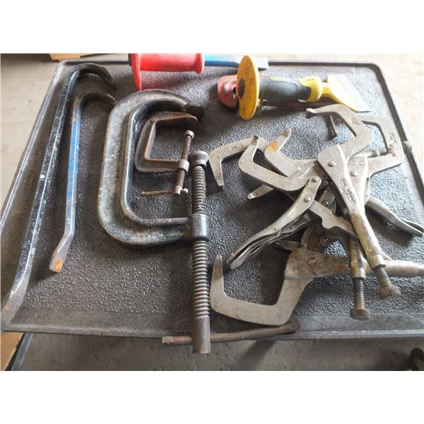Box Of Clamps / Crowbars