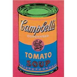 Warhol Soup Can Tomato Colored-Large Offset Lithograph