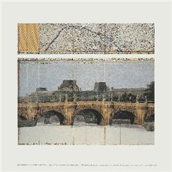 Christo Le Pont Neuf Wrapped II Poster