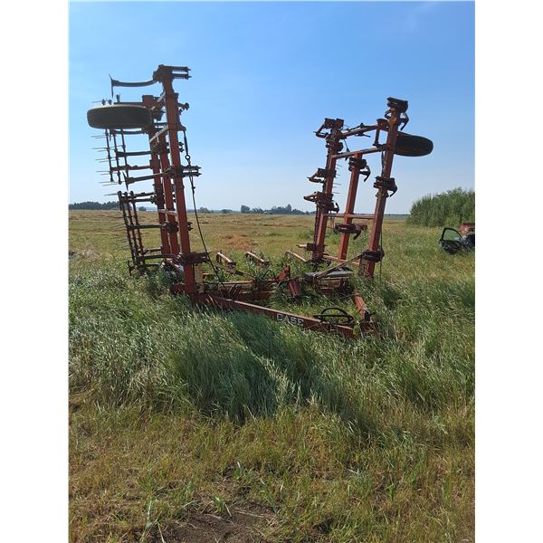 24ft Case Deep Till with 6 Mounted Harrows