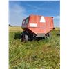 Image 2 : 751 Combine Hopper,On Trailer 14ft. Long, 20" Wheels