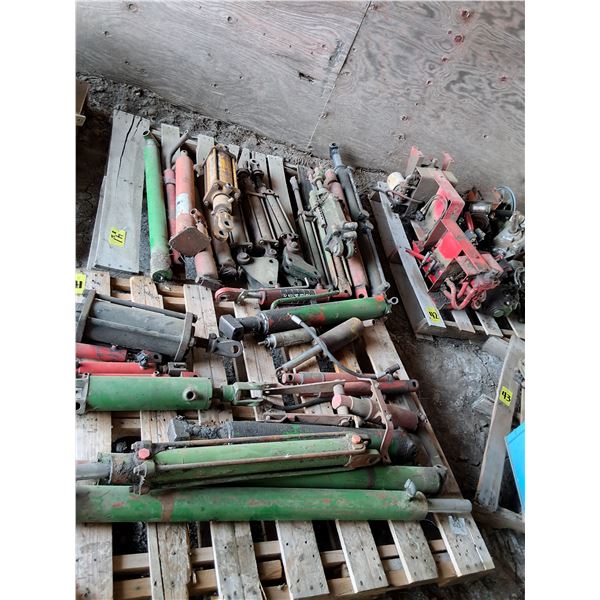 (2) Pallets Hydraulic Rams