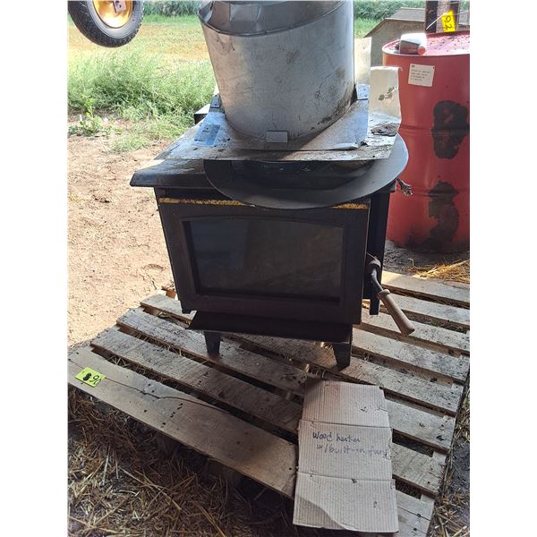 Wood Stove with Built In Fan