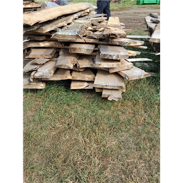 Mixture of Variety Rough Lumber Cuts